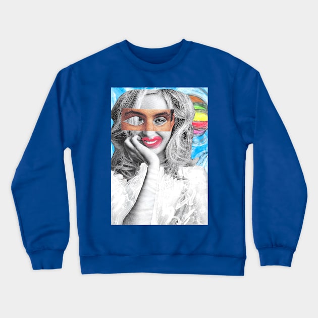 Double face - 1 Crewneck Sweatshirt by walter festuccia